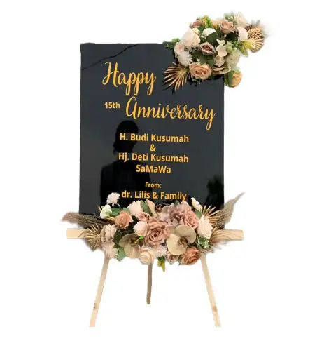 Papan Bunga Akrilik Venue Wedding Ciputat