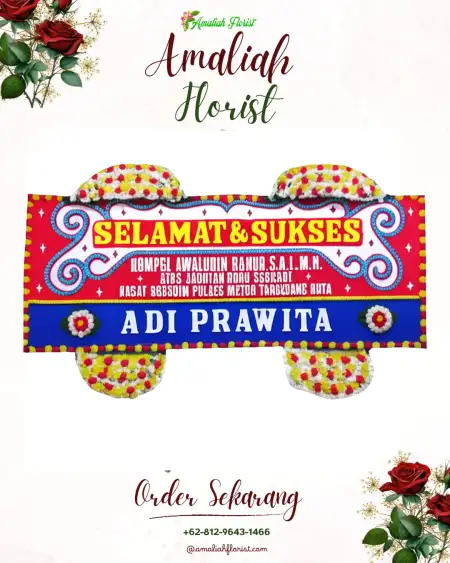 Papan Bunga Ucapan Selamat Venue Wedding Ciputat